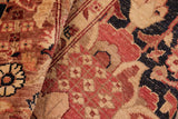 handmade Traditional Kafkaz Chobi Ziegler Blue Brown Hand Knotted RECTANGLE 100% WOOL area rug 8 x 10