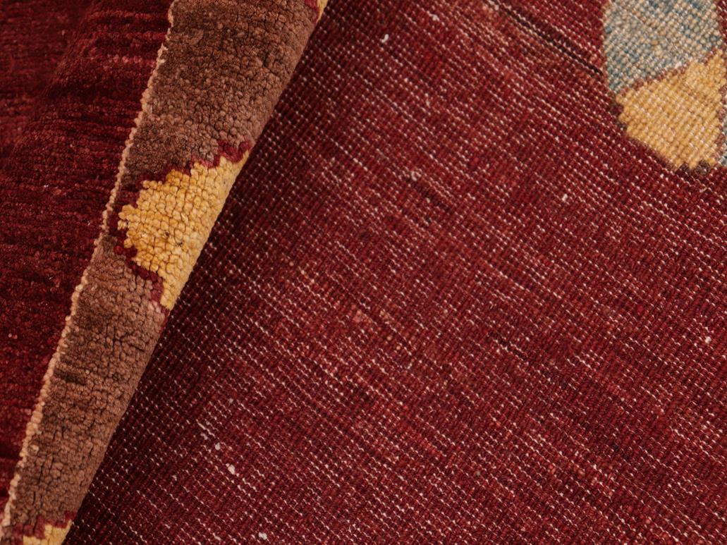 Boho Chic Gabbeh Marisol Red/Blue Wool Rug - 7'8'' x 10'0''