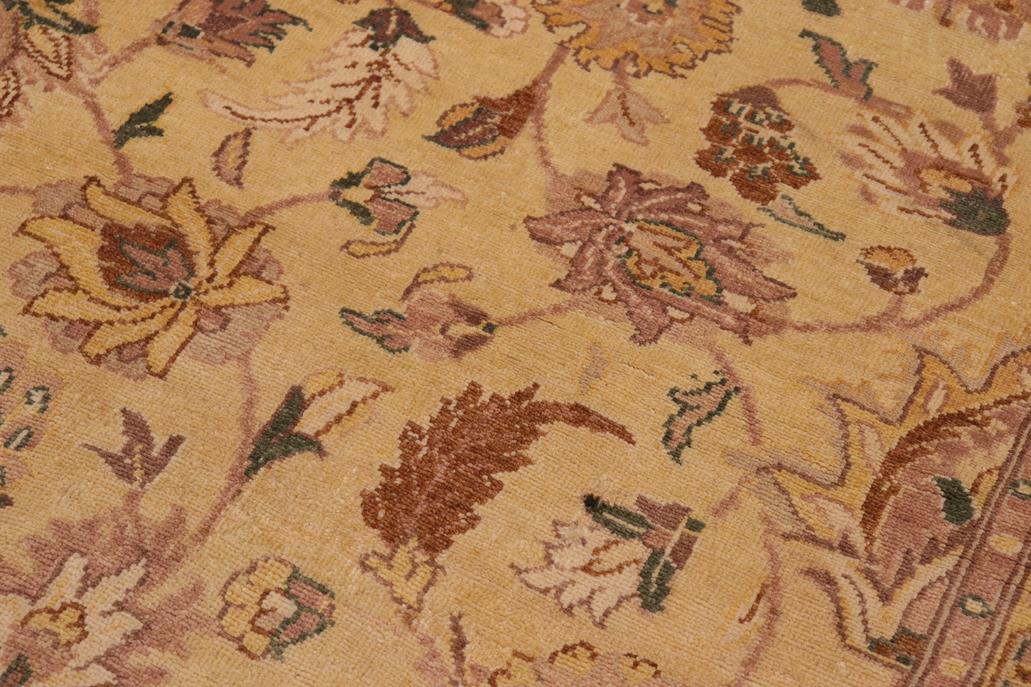 handmade Traditional Kafkaz Chobi Ziegler Tan Beige Hand Knotted RECTANGLE 100% WOOL area rug 8 x 10
