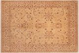 handmade Traditional Kafkaz Chobi Ziegler Tan Beige Hand Knotted RECTANGLE 100% WOOL area rug 8 x 10