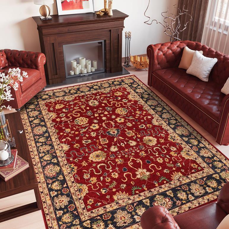 handmade Traditional Kafkaz Chobi Ziegler Red Blue Hand Knotted RECTANGLE 100% WOOL area rug 8 x 10