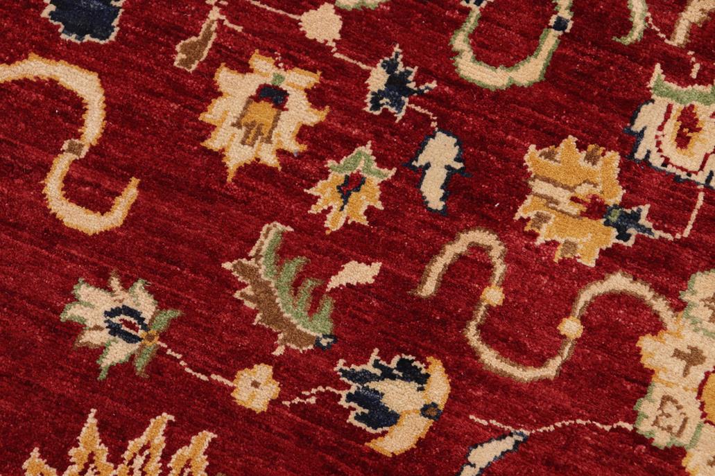 handmade Traditional Kafkaz Chobi Ziegler Red Blue Hand Knotted RECTANGLE 100% WOOL area rug 8 x 10