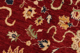 handmade Traditional Kafkaz Chobi Ziegler Red Blue Hand Knotted RECTANGLE 100% WOOL area rug 8 x 10
