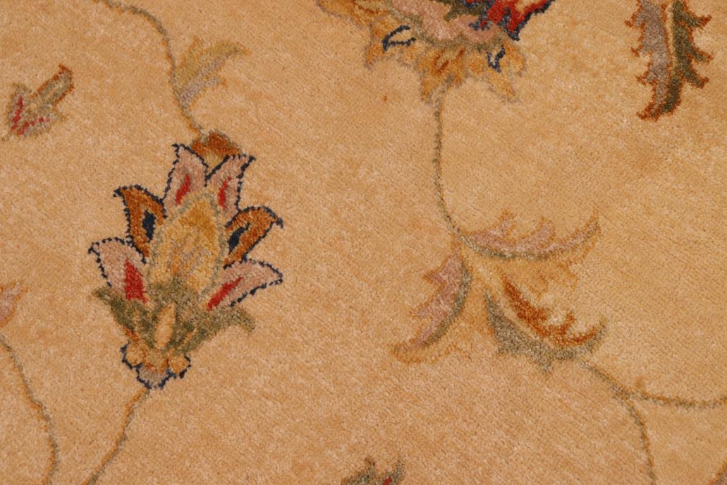 handmade Traditional Kafkaz Chobi Ziegler Beige Gray Hand Knotted RECTANGLE 100% WOOL area rug 8 x 10