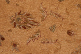 handmade Traditional Kafkaz Chobi Ziegler Gold Beige Hand Knotted RECTANGLE 100% WOOL area rug 8 x 10