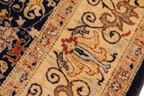 handmade Transitional Kafkaz Chobi Ziegler Blue Beige Hand Knotted RECTANGLE 100% WOOL area rug 8 x 10