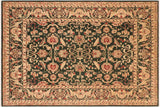 Classic Ziegler Matilda Green Beige Hand-Knotted Wool Rug - 7'8'' x 9'10''