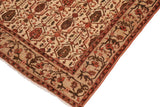 handmade Transitional Kafkaz Chobi Ziegler Beige Taupe Hand Knotted RECTANGLE 100% WOOL area rug 8 x 10