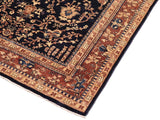 handmade Traditional Kafkaz Chobi Ziegler Blue Brown Hand Knotted RECTANGLE 100% WOOL area rug 8 x 10