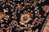 handmade Traditional Kafkaz Chobi Ziegler Blue Brown Hand Knotted RECTANGLE 100% WOOL area rug 8 x 10