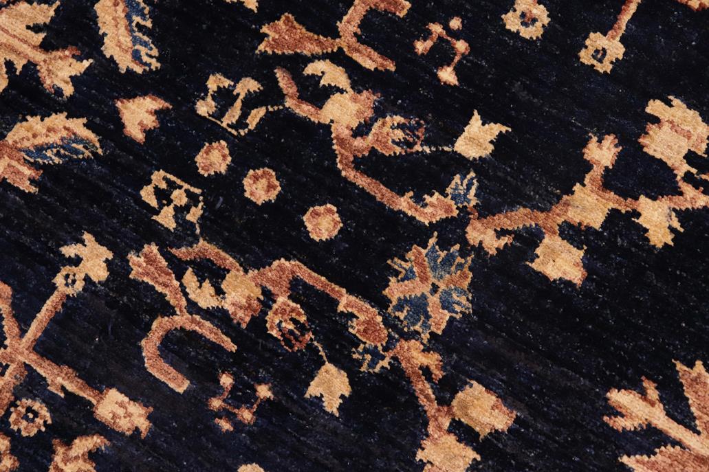 handmade Traditional Kafkaz Chobi Ziegler Blue Brown Hand Knotted RECTANGLE 100% WOOL area rug 8 x 10