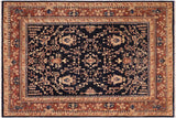 handmade Traditional Kafkaz Chobi Ziegler Blue Brown Hand Knotted RECTANGLE 100% WOOL area rug 8 x 10