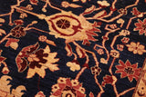handmade Traditional Kafkaz Chobi Ziegler Blue Red Hand Knotted RECTANGLE 100% WOOL area rug 8 x 10