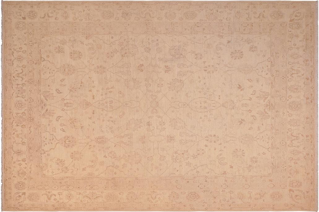 handmade Traditional Kafkaz Chobi Ziegler Beige Lt. Brown Hand Knotted RECTANGLE 100% WOOL area rug 8 x 10
