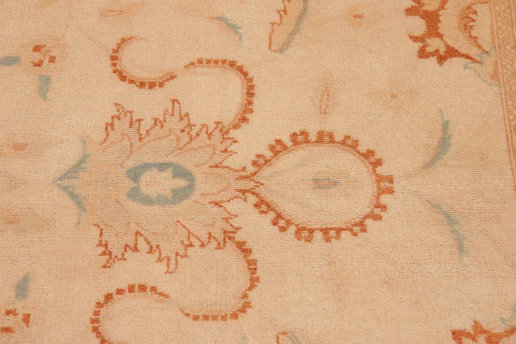 handmade Traditional Kafkaz Chobi Ziegler Beige Orange Hand Knotted RECTANGLE 100% WOOL area rug 8 x 10