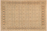 Bohemien Ziegler Debera Beige Brown Hand-Knotted Wool Rug - 8'2'' x 9'11''