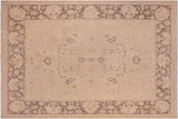 Boho Chic Ziegler Avis Tan Brown Hand-Knotted Wool Rug - 8'2'' x 10'0''