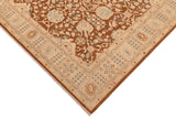 handmade Traditional Kafkaz Chobi Ziegler Brown Beige Hand Knotted RECTANGLE 100% WOOL area rug 8 x 10
