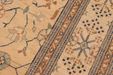 handmade Transitional Kafkaz Chobi Ziegler Tan Beige Hand Knotted RECTANGLE 100% WOOL area rug 8 x 10