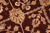 handmade Traditional Kafkaz Chobi Ziegler Brown Beige Hand Knotted RECTANGLE 100% WOOL area rug 8 x 11