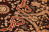handmade Traditional Kafkaz Chobi Ziegler Brown Tan Hand Knotted RECTANGLE 100% WOOL area rug 8 x 10