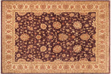 Boho Chic Ziegler Esmerald Purple Beige Hand-Knotted Wool Rug - 8'2'' x 10'7''