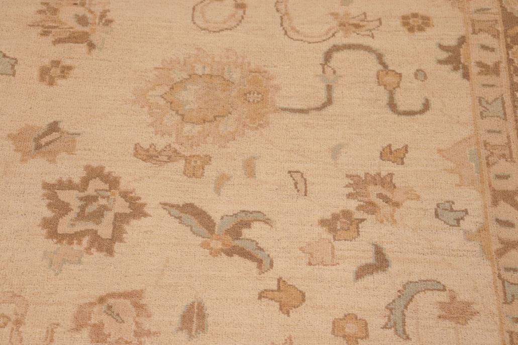 handmade Traditional Kafkaz Chobi Ziegler Beige Lt. Brown Hand Knotted RECTANGLE 100% WOOL area rug 8 x 10