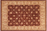 handmade Traditional Kafkaz Chobi Ziegler Brown Beige Hand Knotted RECTANGLE 100% WOOL area rug 8 x 10