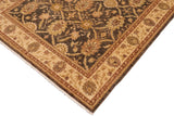 handmade Transitional Kafkaz Chobi Ziegler Charcoal Beige Hand Knotted RECTANGLE 100% WOOL area rug 8 x 10