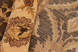 handmade Transitional Kafkaz Chobi Ziegler Charcoal Beige Hand Knotted RECTANGLE 100% WOOL area rug 8 x 10