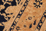 handmade Traditional Kafkaz Chobi Ziegler Blue Dark Tan Hand Knotted RECTANGLE 100% WOOL area rug 8 x 10