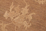 handmade Transitional Kafkaz Chobi Ziegler Tan Beige Hand Knotted RECTANGLE 100% WOOL area rug 8 x 10