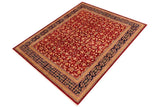 handmade Traditional Design Red Blue Hand Knotted RECTANGLE 100% WOOL area rug 8 x 10