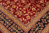 handmade Traditional Design Red Blue Hand Knotted RECTANGLE 100% WOOL area rug 8 x 10