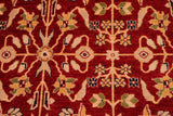handmade Traditional Design Red Blue Hand Knotted RECTANGLE 100% WOOL area rug 8 x 10