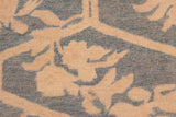 handmade Transitional Kafkaz Chobi Ziegler Blue Beige Hand Knotted RECTANGLE 100% WOOL area rug 8 x 10