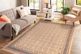 handmade Transitional Kafkaz Chobi Ziegler Beige Lt. Green Hand Knotted RECTANGLE 100% WOOL area rug 8 x 10