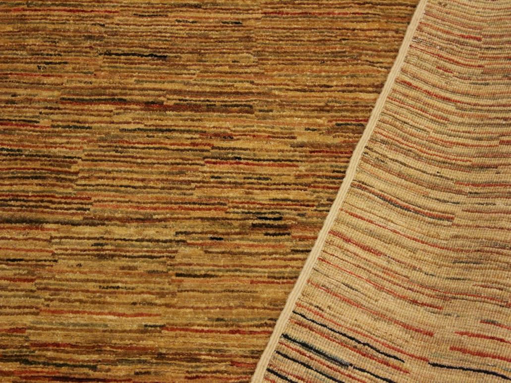 Bohemian Gabbeh Jesse Beige/Rust Wool Rug - 3'10'' x 5'9''