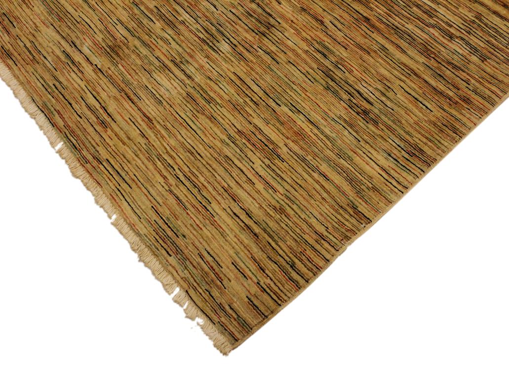 Bohemian Gabbeh Belle Tan/Multi Wool Rug - 4'0'' x 5'9''