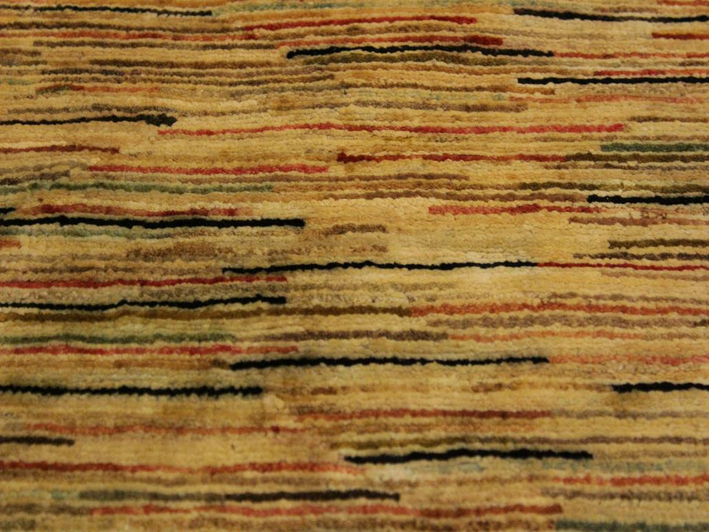 Bohemian Gabbeh Belle Tan/Multi Wool Rug - 4'0'' x 5'9''