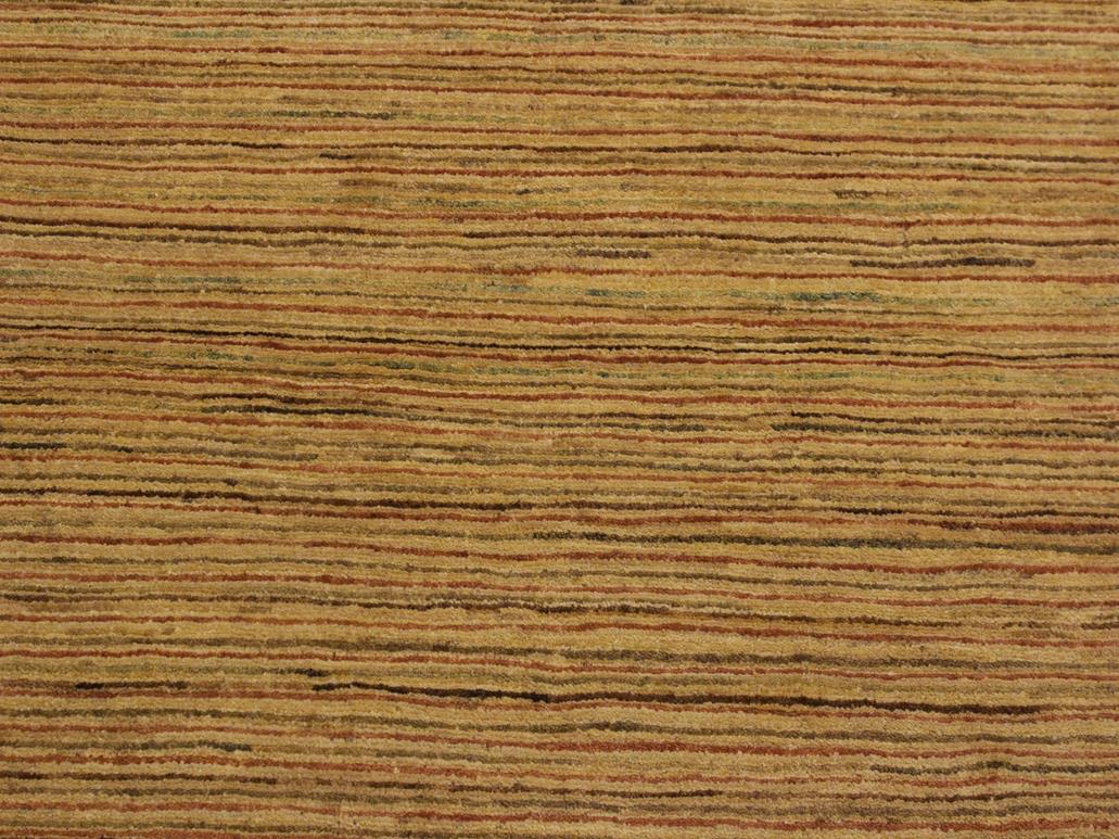 Shabby Chic Gabbeh Delma Beige/Rust Wool Rug - 4'2'' x 5'9''