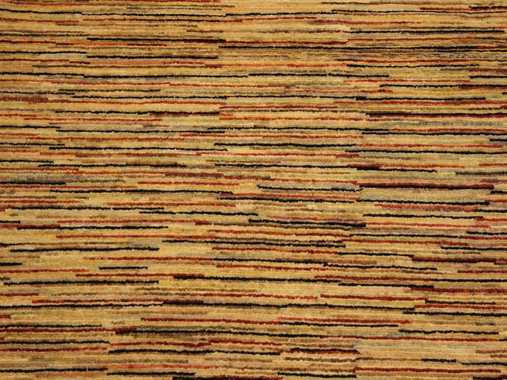 Bohemian Gabbeh Birdie Beige/Rust Wool Rug - 4'2'' x 5'9''