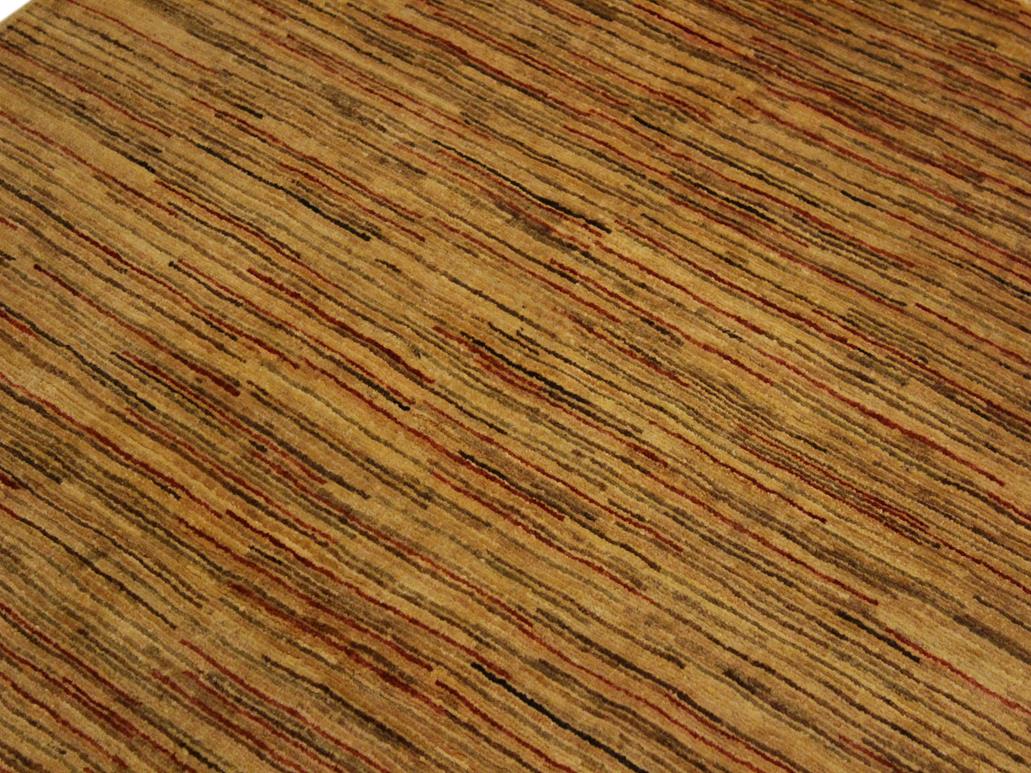 Boho Chic Gabbeh Rosalee Beige/Brown Wool Rug - 3'11'' x 5'3''