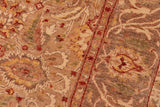 handmade Traditional Kafkaz Chobi Ziegler Tan Lt. Brown Hand Knotted RECTANGLE 100% WOOL area rug 5 x 7