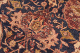 handmade Traditional Kafkaz Chobi Ziegler Blue Gold Hand Knotted RECTANGLE 100% WOOL area rug 5 x 7