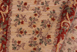 handmade Traditional Kafkaz Chobi Ziegler Ivory Red Hand Knotted RECTANGLE 100% WOOL area rug 3 x 5