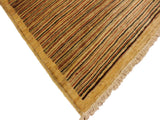 Boho Chic Gabbeh Jovita Beige/Rust Wool Rug - 3'0'' x 4'9''