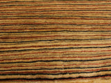 Boho Chic Gabbeh Jovita Beige/Rust Wool Rug - 3'0'' x 4'9''