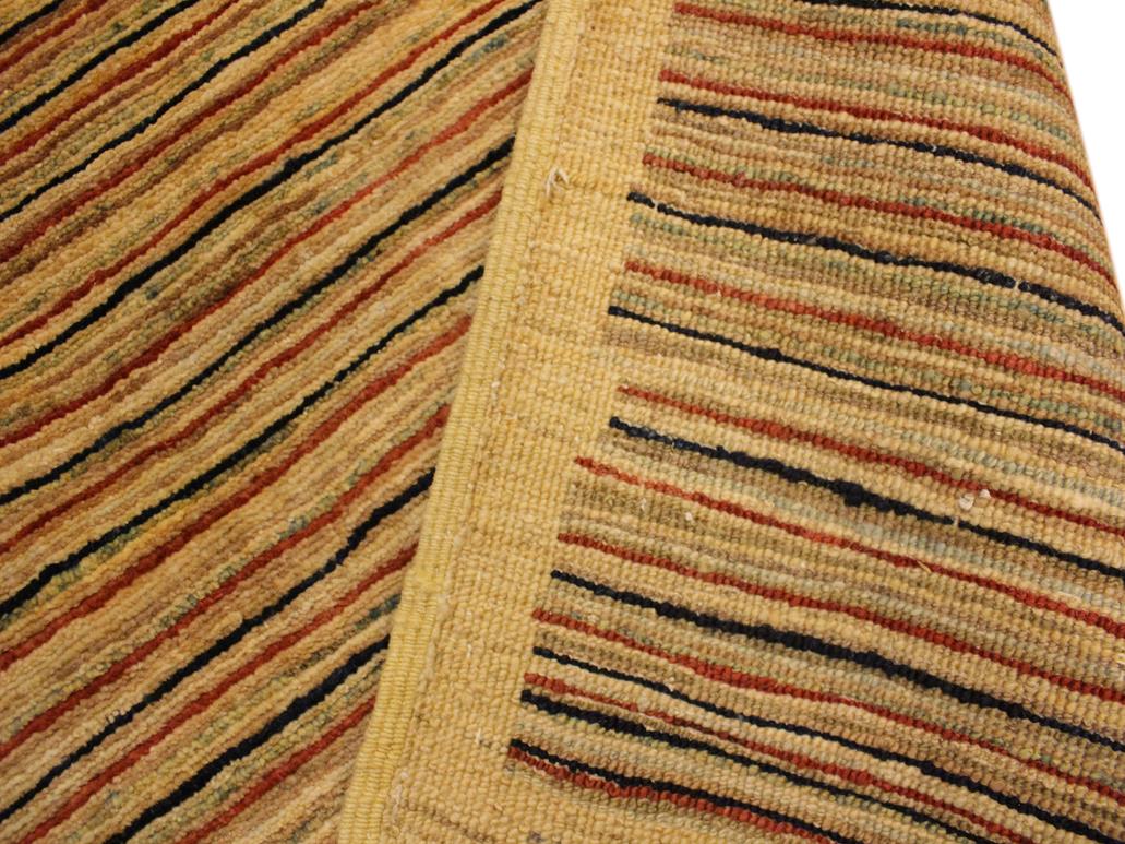 Boho Chic Gabbeh Jovita Beige/Rust Wool Rug - 3'0'' x 4'9''