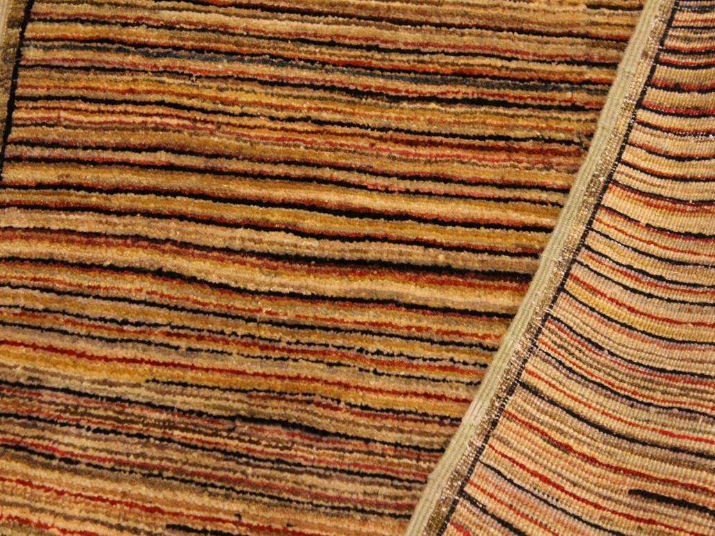 Shabby Chic Gabbeh Lida Beige/Brown Wool Rug - 2'10'' x 4'9''